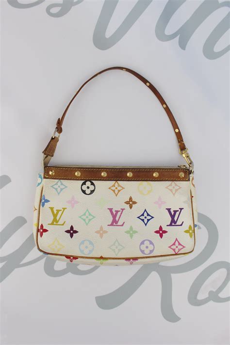 louis vuitton bag in white|louis vuitton vintage white bag.